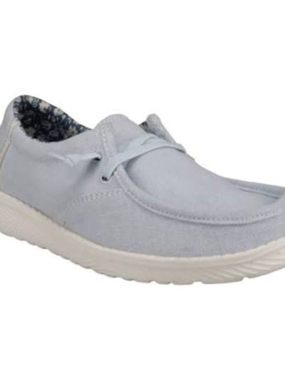 Eddie Bauer  Women's Surrey Lace Up Canvas Loafer, Denim  Size 8   NIB